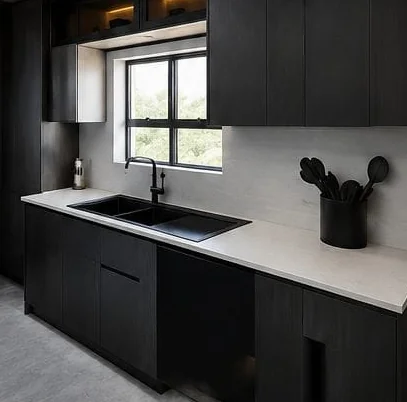 Kitchen interior photograph reproduced from Golden City's supplied promotional flyer